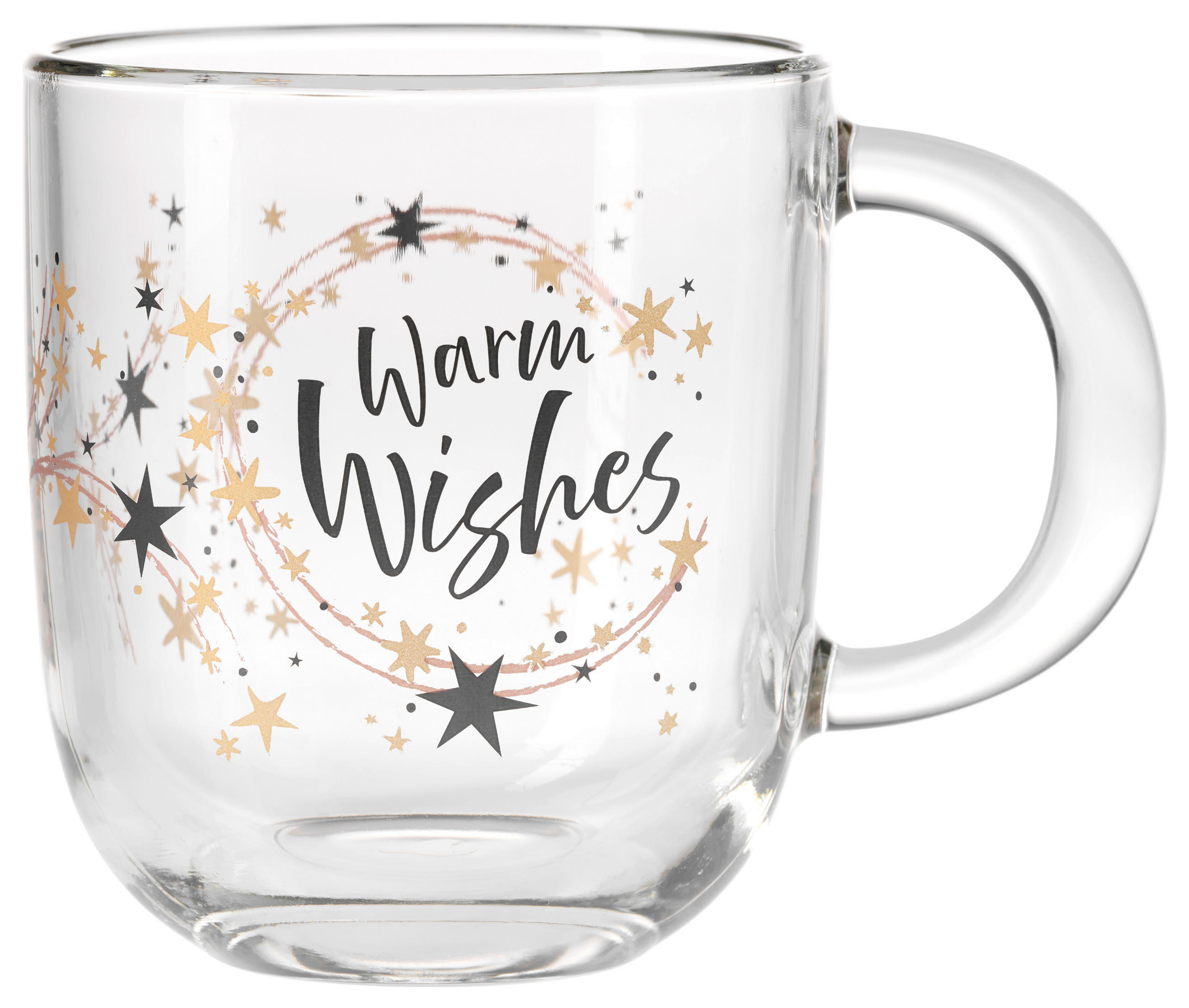 TASSE RIPOSO   400 ml  - Transparent/Goldfarben, LIFESTYLE, Glas (14/15/8,7cm) - Leonardo