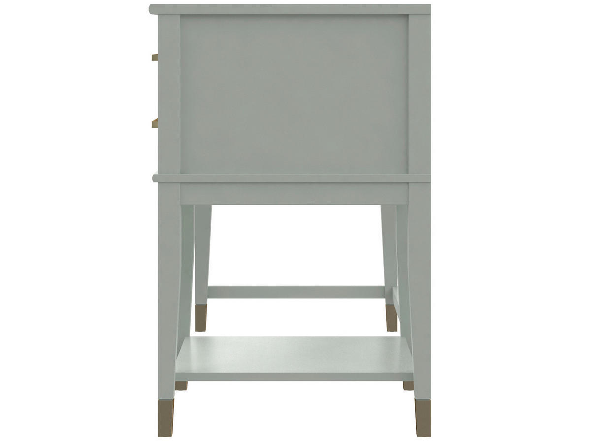 SCHREIBTISCH 115/49/77 cm  in Grün  - Messingfarben/Grün, Design, Holzwerkstoff/Metall (115/49/77cm) - MID.YOU