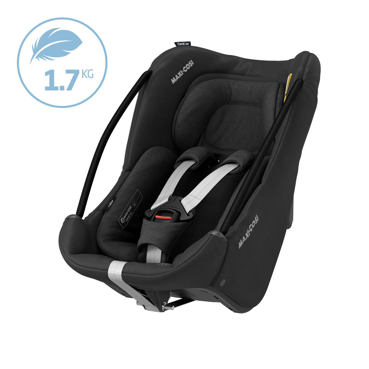 KINDERAUTOSITZ Coral 360  - Schwarz, Basics, Kunststoff/Textil (44/58/68cm) - Maxi-Cosi
