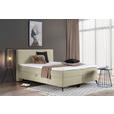 BOXBETT 180/200 cm  in Beige  - Beige/Schwarz, Design, Holz/Holzwerkstoff (180/200cm) - Xora