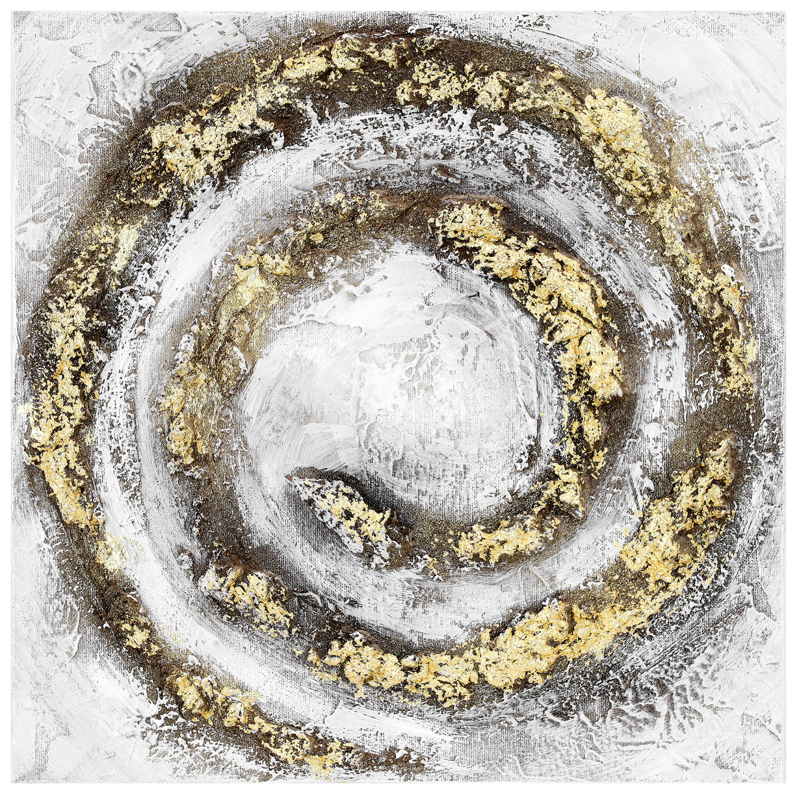 ÖLGEMÄLDE Abstraktes 30/30 cm  - Multicolor, LIFESTYLE, Holzwerkstoff/Textil (30/30cm) - Monee