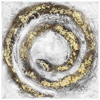 OLEJOMALBA, abstraktní, 30/30 cm  - vícebarevná, Lifestyle, kompozitní dřevo/textil (30/30cm) - Monee