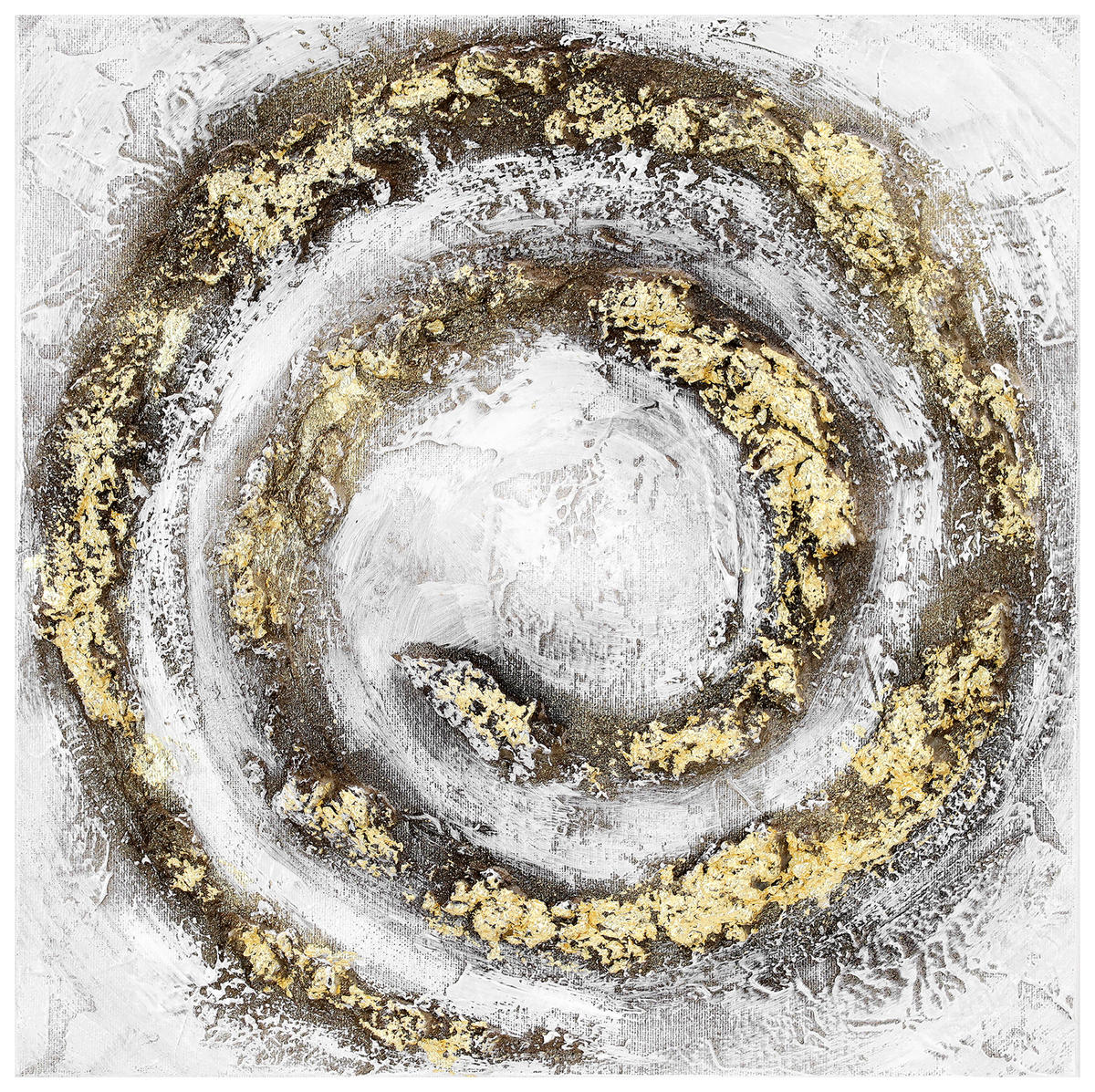 OLEJOMALBA, abstraktní, 30/30 cm  - vícebarevná, Lifestyle, kompozitní dřevo/textil (30/30cm) - Monee