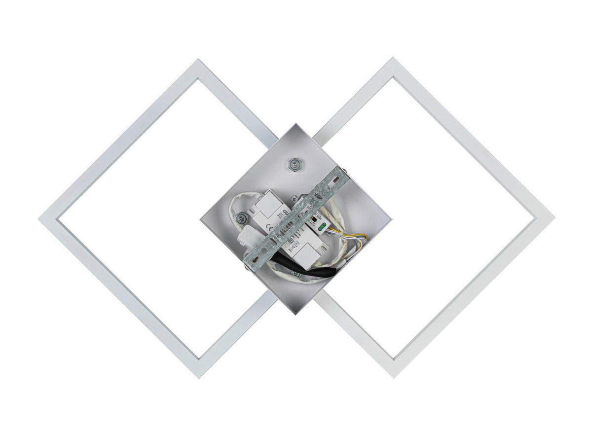 LED MENNYEZETI LÁMPA - fehér, Trend, műanyag/fém (57/35/6,5cm) - Boxxx