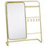 SCHMUCKHALTER+KOSMETIKSPIEGEL - Goldfarben, Basics, Metall (27/33cm) SCHMUCKHALTER+KOSMETIKSPIEGEL - Goldfarben, Basics, Metall (27/33cm)