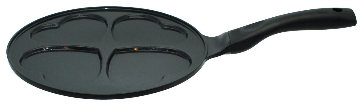 TIGAIE CLĂTITE CREPES 26 cm  - negru, Trend, plastic/metal (26cm) - Homeware Profession.