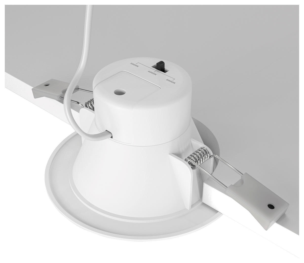 STRAHLER 9,7/5,3/9,7 cm   - Weiß, Basics, Kunststoff (9,7/5,3/9,7cm) - MAYTONI