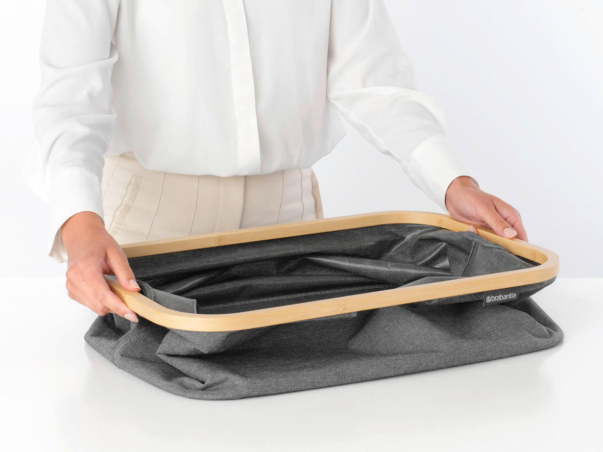 WÄSCHEKORB - Dunkelgrau, Basics, Textil (36/54/26.5cm) - Brabantia
