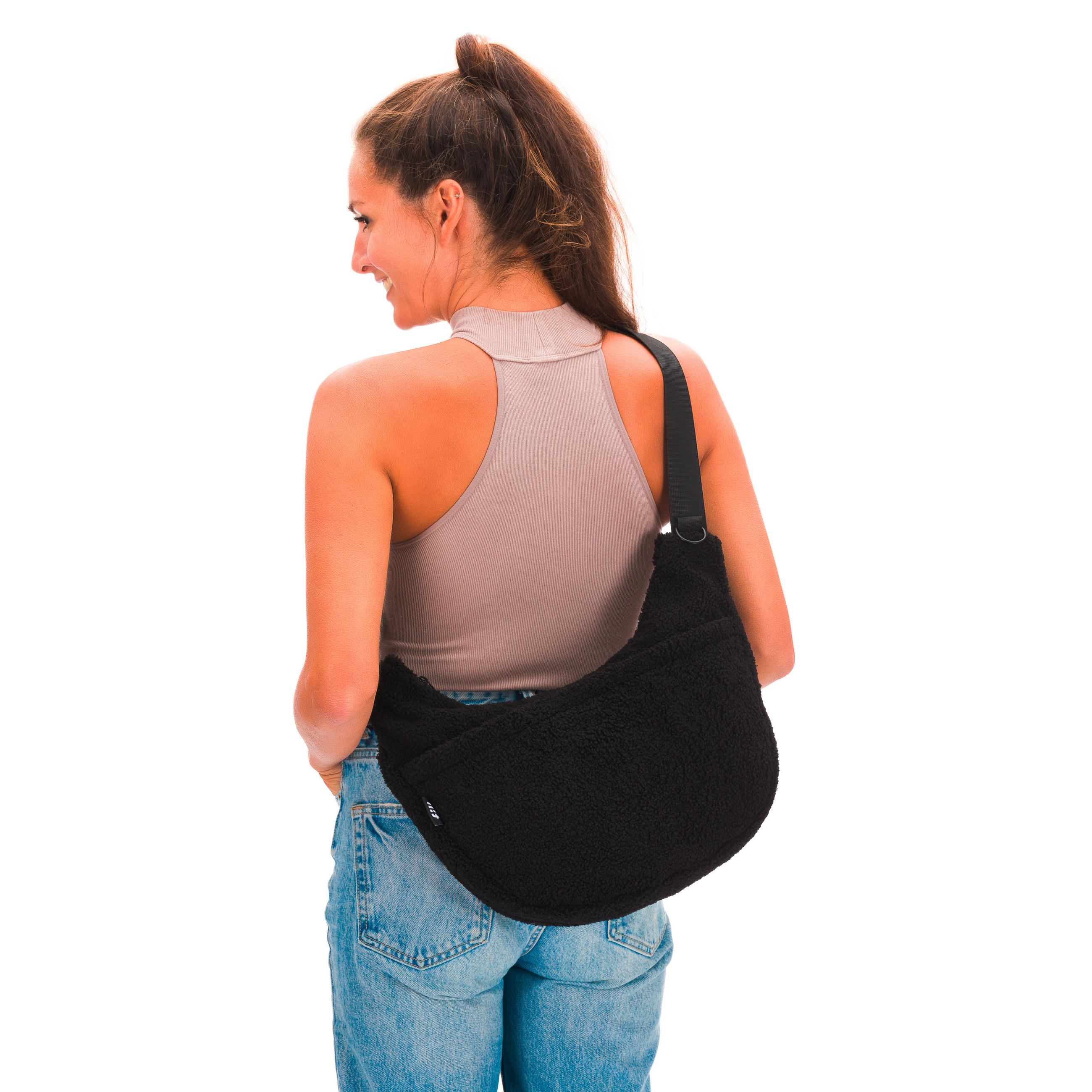 WICKELTASCHE  - Schwarz, Basics, Textil (42/7/34cm) - Fillikid