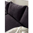 ECKSOFA Dunkelgrau Flachgewebe  - Dunkelgrau/Buchefarben, KONVENTIONELL, Holz/Textil (144/230cm) - Carryhome