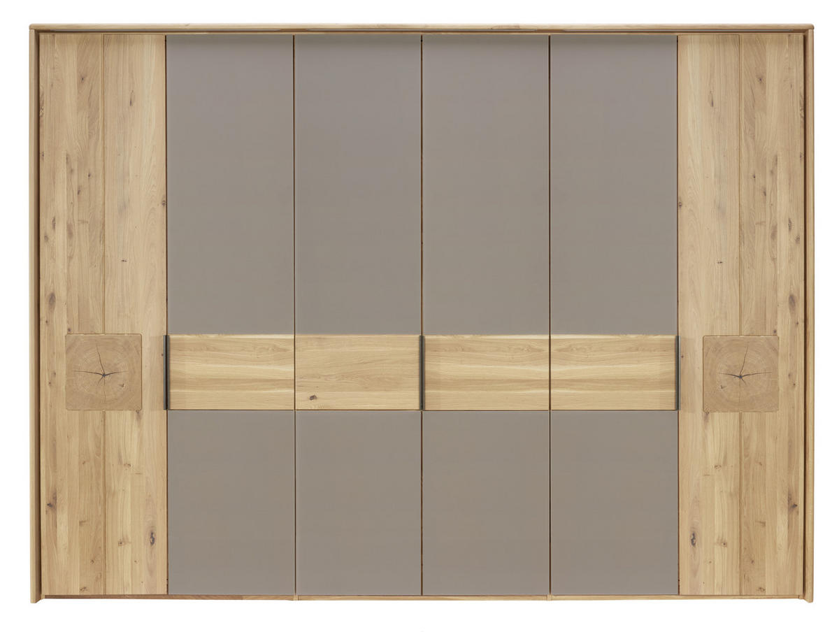 DREHTÜRENSCHRANK 301.9/223.3/62 cm 6-türig  - Eichefarben/Braun, Natur, Holz/Holzwerkstoff (301.9/223.3/62cm) - Valnatura