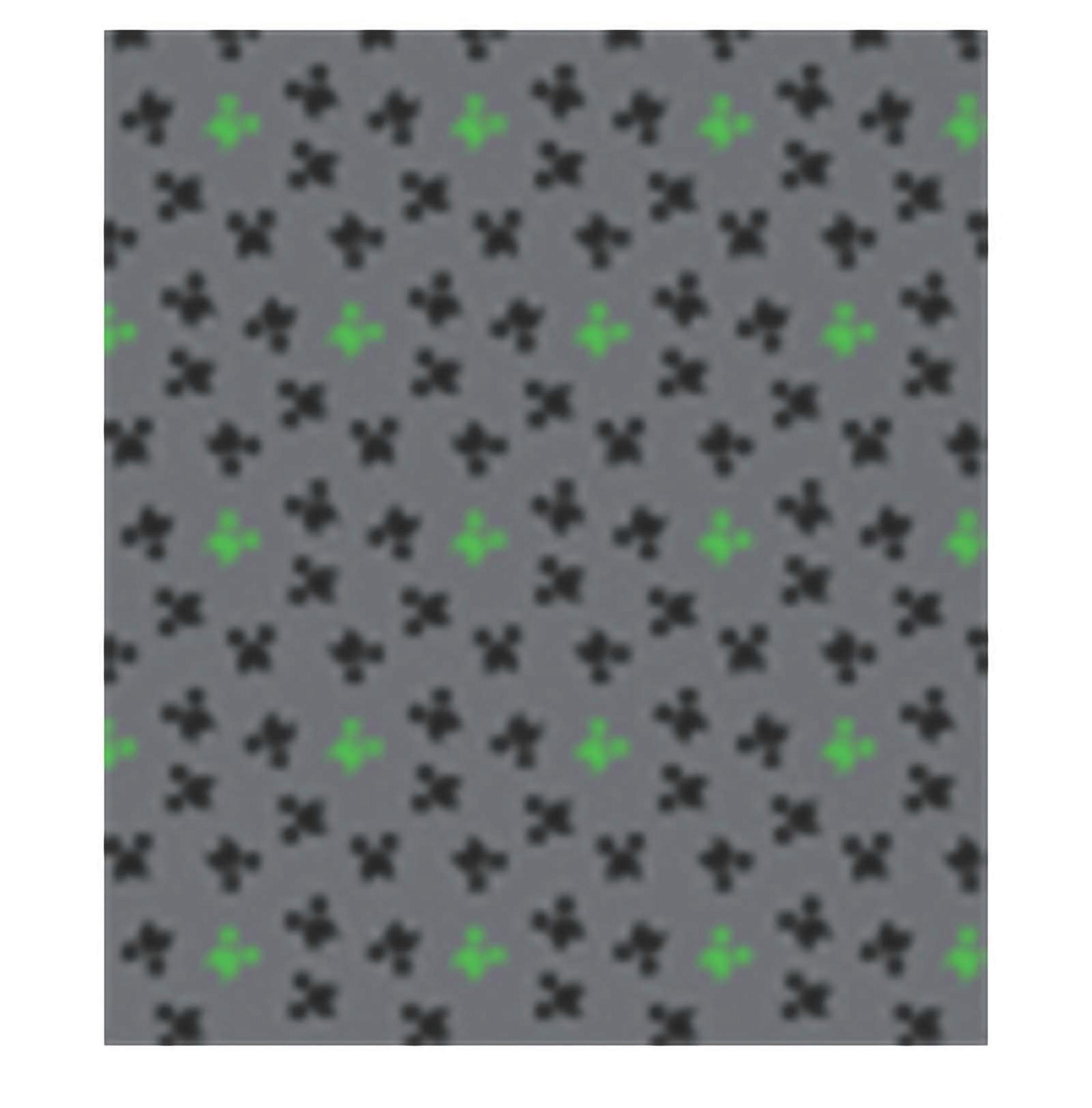 DECKE MINECRAFT KUSCHELDECKE 130/150 cm  - Dunkelgrau, Trend, Textil (130/150cm) - Minecraft