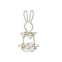 OSTERHASE - Goldfarben, LIFESTYLE, Metall (17,00/32cm)