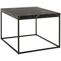 TABLE BASSE in Holzwerkstoff 60/60/45 cm  - noir, Design, métal/matériau de bois (60/60/45cm) - Livetastic
