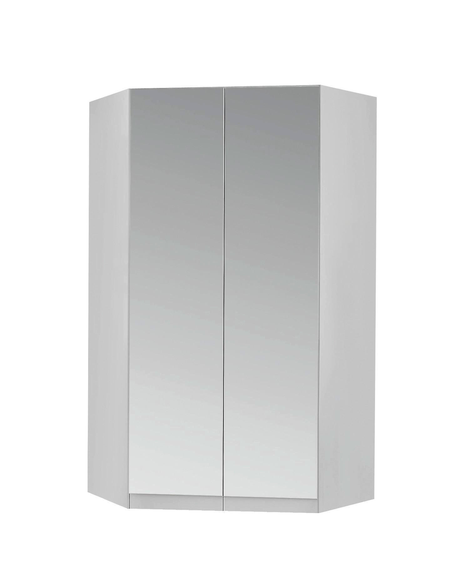 SAROKSZEKRÉNY fehér  - alumínium színű/fehér, Design, műanyag/faalapú anyag (117/197/117cm) - Carryhome