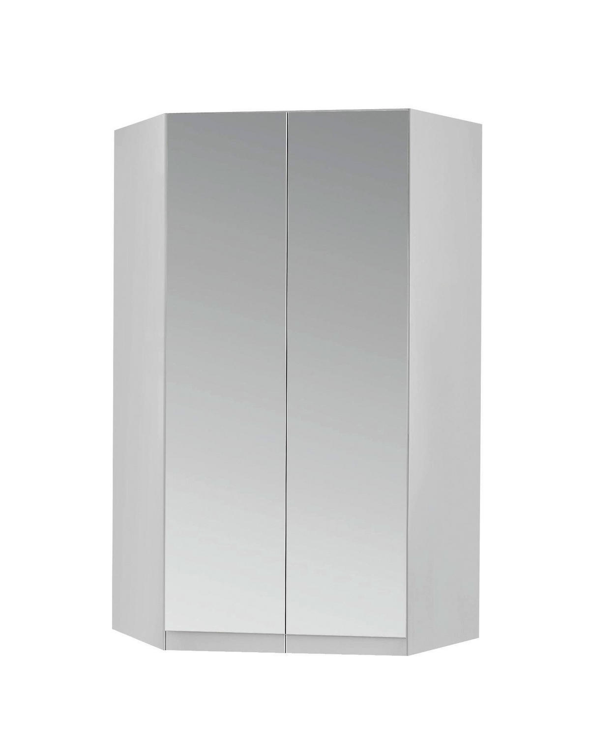 SAROKSZEKRÉNY fehér  - alumínium színű/fehér, Design, műanyag/faalapú anyag (117/197/117cm) - Carryhome