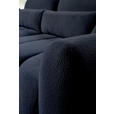SCHLAFSOFA Webstoff Dunkelblau  - Schwarz/Dunkelblau, KONVENTIONELL, Kunststoff/Textil (262/93/117cm) - Carryhome