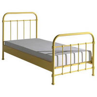 KINDER-/JUNIORBETT 90/200 cm  in Gelb  - Gelb, ROMANTIK / LANDHAUS, Holzwerkstoff/Metall (90/200cm) - MID.YOU