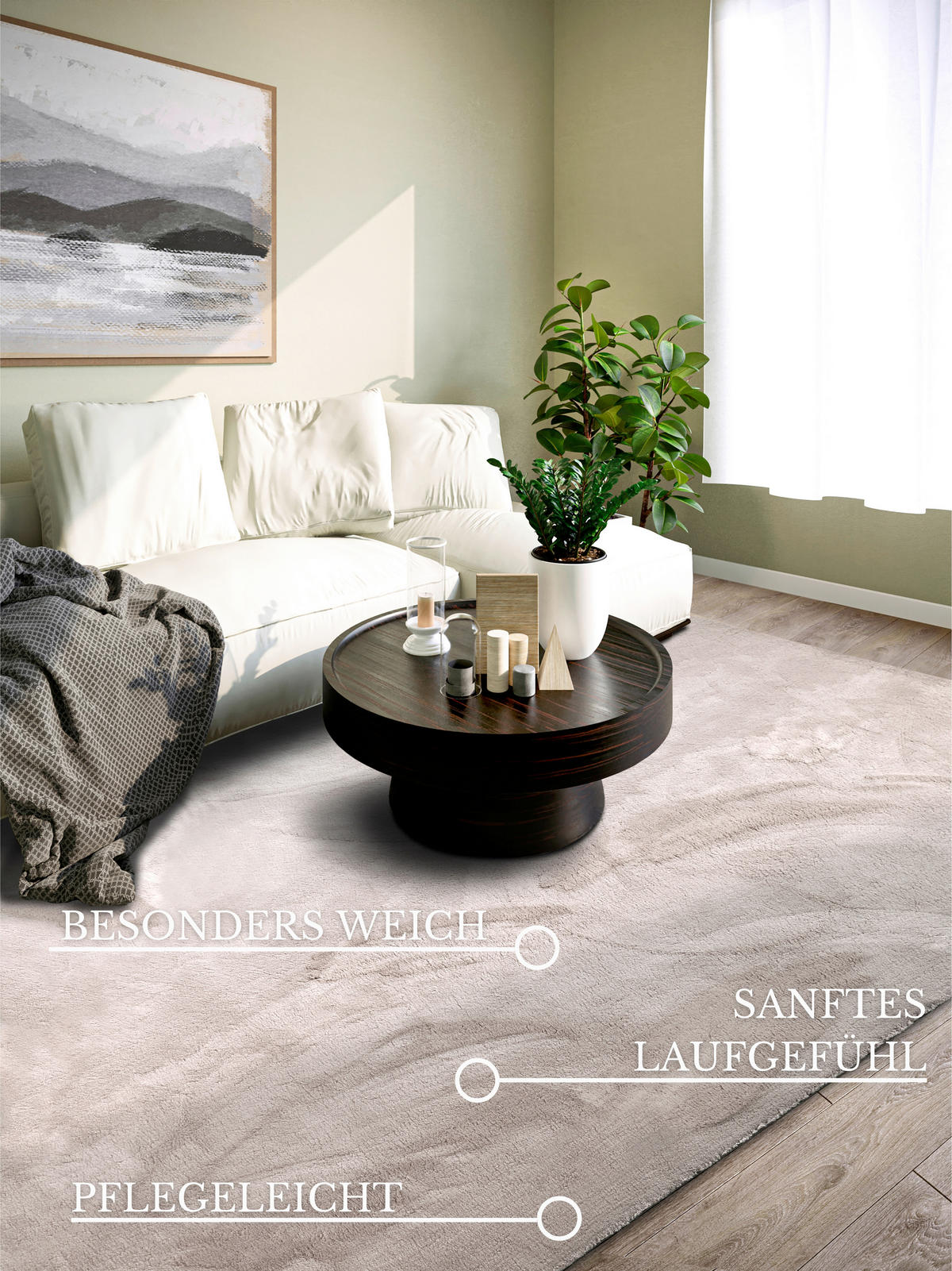 HOCHFLORTEPPICH 160/230 cm Kollektion 1899 Hellgrau  - Hellgrau, Design, Textil (160/230cm) - Villeroy & Boch