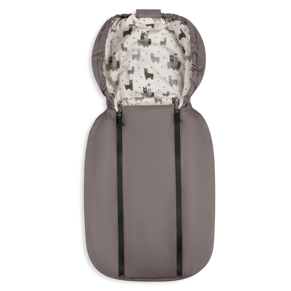 KINDERWAGENSET Salsa 5 Air Starter Set  - Graubraun/Schwarz, Basics, Textil/Metall (95.5/63/107,5cm) - ABC Design