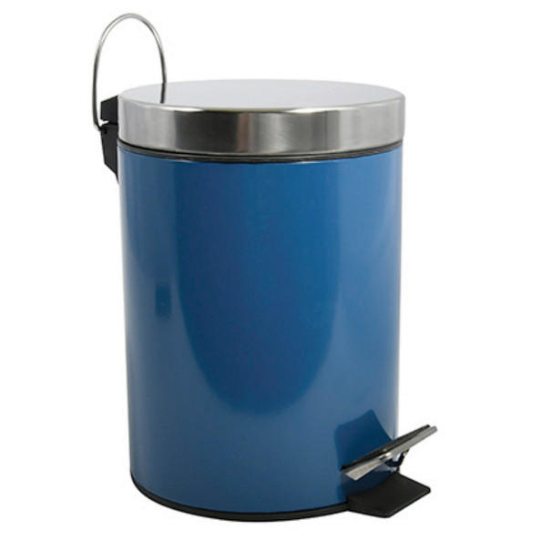 TRETEIMER 3 l  Metall  - Schwarz/Dunkelblau, Basics, Kunststoff/Metall (17/25cm)