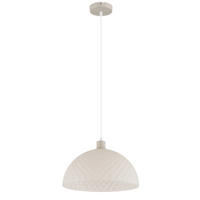 ZÁVĚSNÉ SVÍTIDLO, 35/120 cm  - bílá/pískové barvy, Design, kov/plast (35/120cm) - Globo