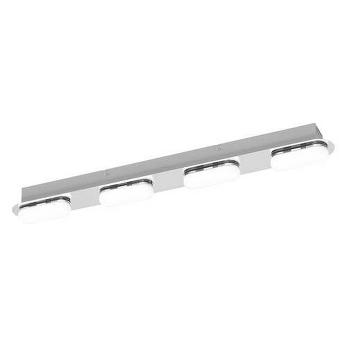 BADEZIMMER-WANDLEUCHTE Smart+ Wall Orbis Duplo 57,5/6/5,8 cm   - Silberfarben, Design, Kunststoff (57,5/6/5,8cm) - Ledvance