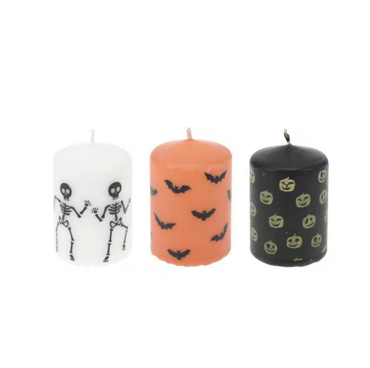 GYERTYA - többszínű, Basics, természetes anyagok (9/15cm)