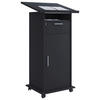 STEHPULT 60/50/120 cm  - Schwarz, Basics, Holzwerkstoff (60/50/120cm) - MID.YOU