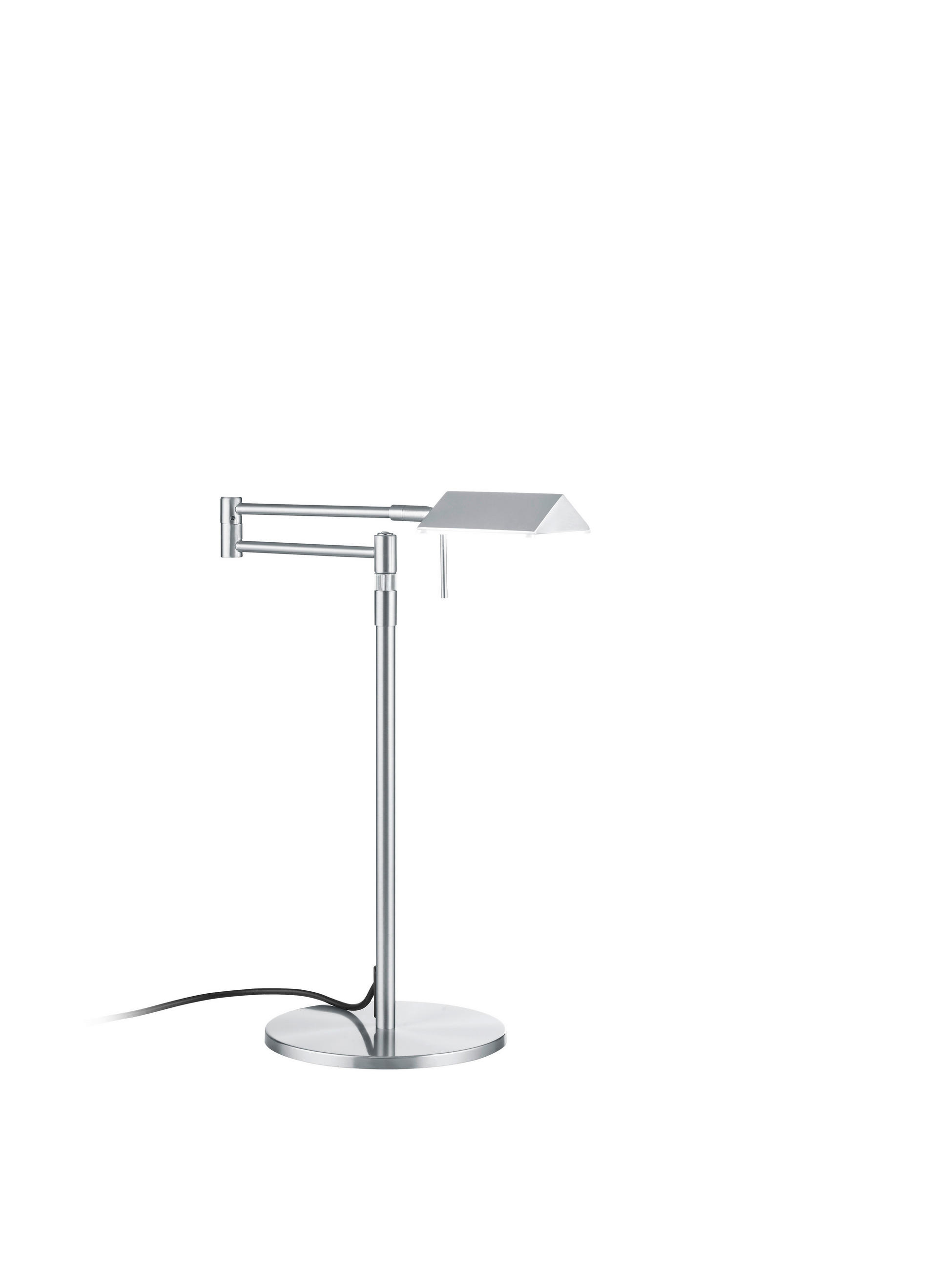 LED-TISCHLEUCHTE - Nickelfarben, Konventionell, Metall (46/64cm) - elements by BANKAMP