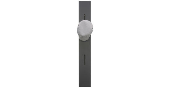 GARDEROBENPANEEL in 16/115/2 cm - Anthrazit, Design, Holzwerkstoff (16/115/2cm) - Moderano