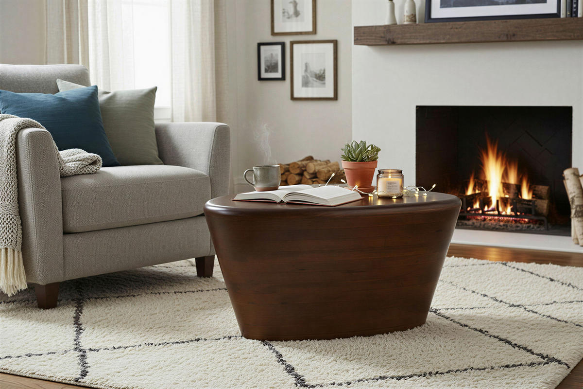 BEISTELLTISCH in Holz 70/53/36 cm  - Braun, Design, Holz (70/53/36cm) - MID.YOU