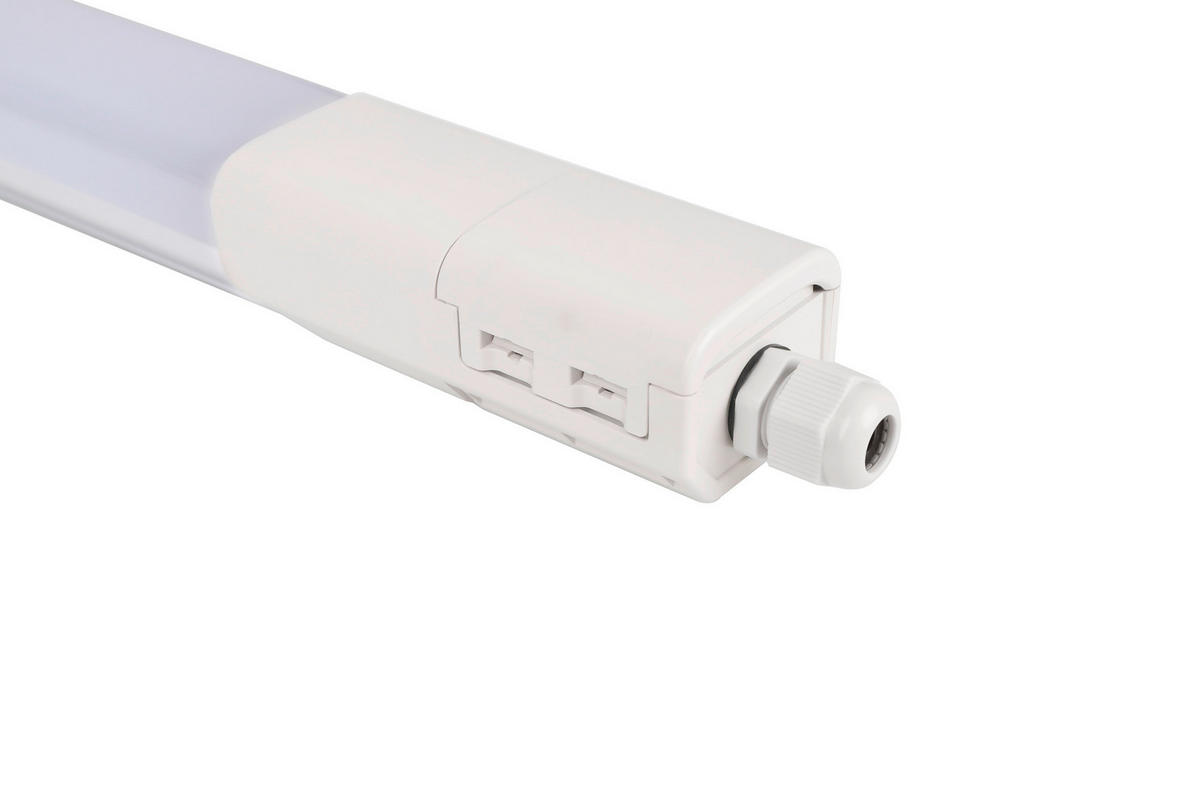 LED-DECKENLEUCHTE plus 110,3/5,2/4,1 cm   - Weiß, Basics, Kunststoff (110,3/5,2/4,1cm)