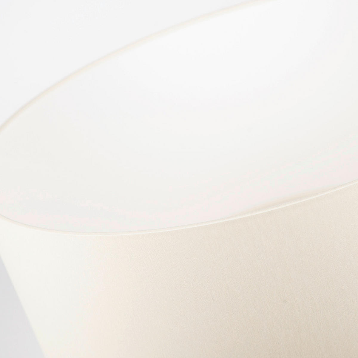 LEUCHTENSCHIRM 50/25 cm   - Creme, Basics, Textil/Metall (50/25cm)