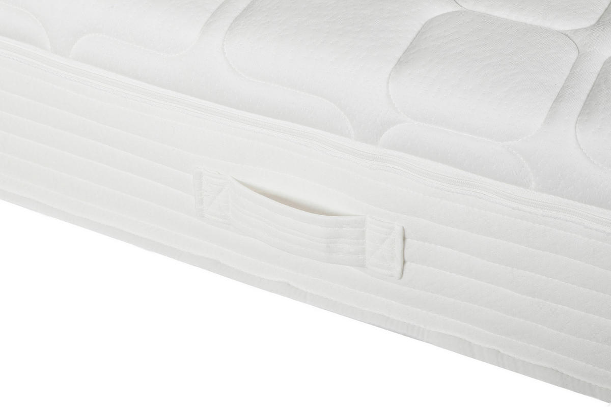 BOXSPRINGMATRATZE inkl. Topper - Weiß, Basics, Textil (80/200cm) - Xora