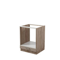 KONYHAI ALSÓSZEKRÉNY - bézs, Basics, faalapú anyag (60/56,5/82cm) - Carryhome