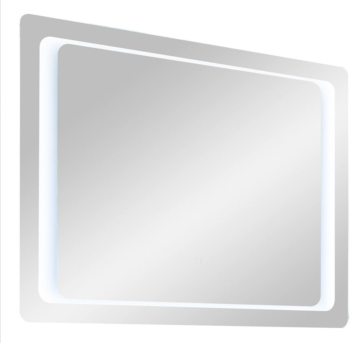 BADEZIMMERSPIEGEL 90/70/3 cm  - Design, Glas/Metall (90/70/3cm) - Xora