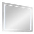 BADEZIMMERSPIEGEL 90/70/3 cm  - Design, Glas/Metall (90/70/3cm) - Xora