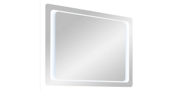 BADEZIMMERSPIEGEL 90/70/3 cm  - Design, Glas/Metall (90/70/3cm) - Xora