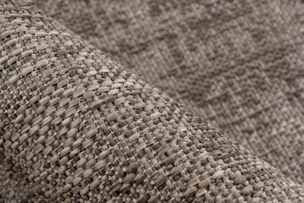 FLACHWEBETEPPICH 160/230 cm Taupe rechteckig  - Taupe, Basics, Textil (160/230cm) - Kayoom