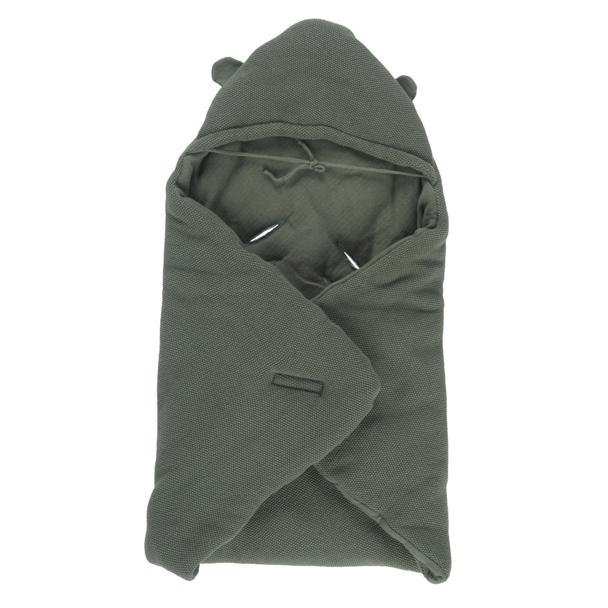 EINSCHLAGDECKE  100/110 cm     - Grau/Grün, Trend, Textil (100/110cm) - Avelia