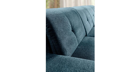 WOHNLANDSCHAFT  in Chenille Dunkelblau  - Dunkelblau/Grau, KONVENTIONELL, Kunststoff/Textil (240/340/188cm) - Carryhome