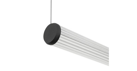 LED-HÄNGELEUCHTE Kaleido 103/10/164 cm   - Transparent/Schwarz, Design, Glas/Metall (103/10/164cm) - Dieter Knoll