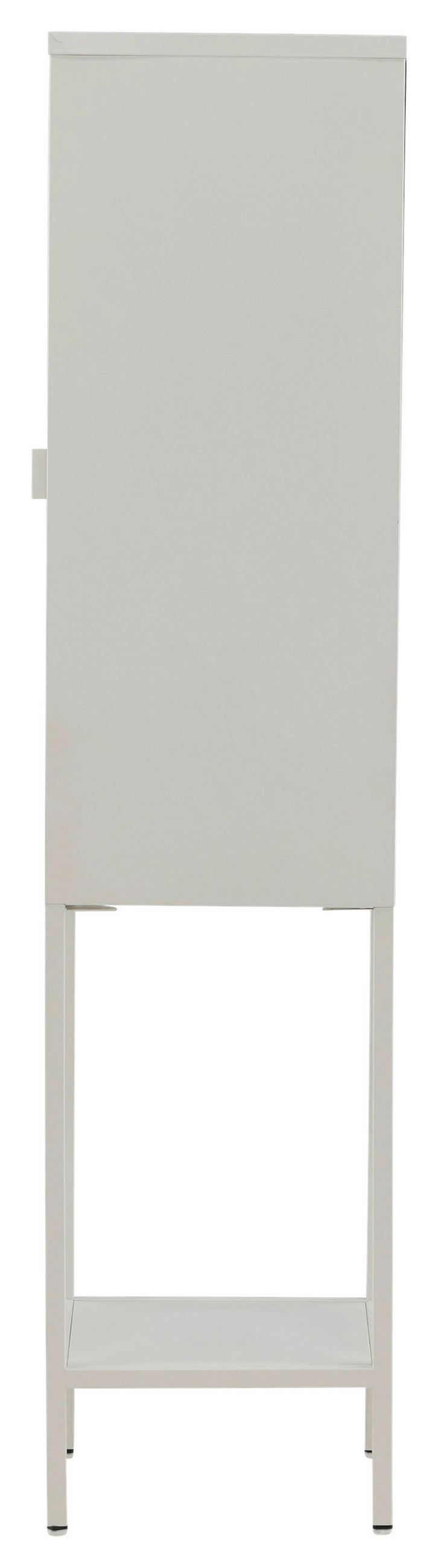 VITRINE in Weiß  - Weiß, Design, Metall (40,5/150/35cm) - Livetastic