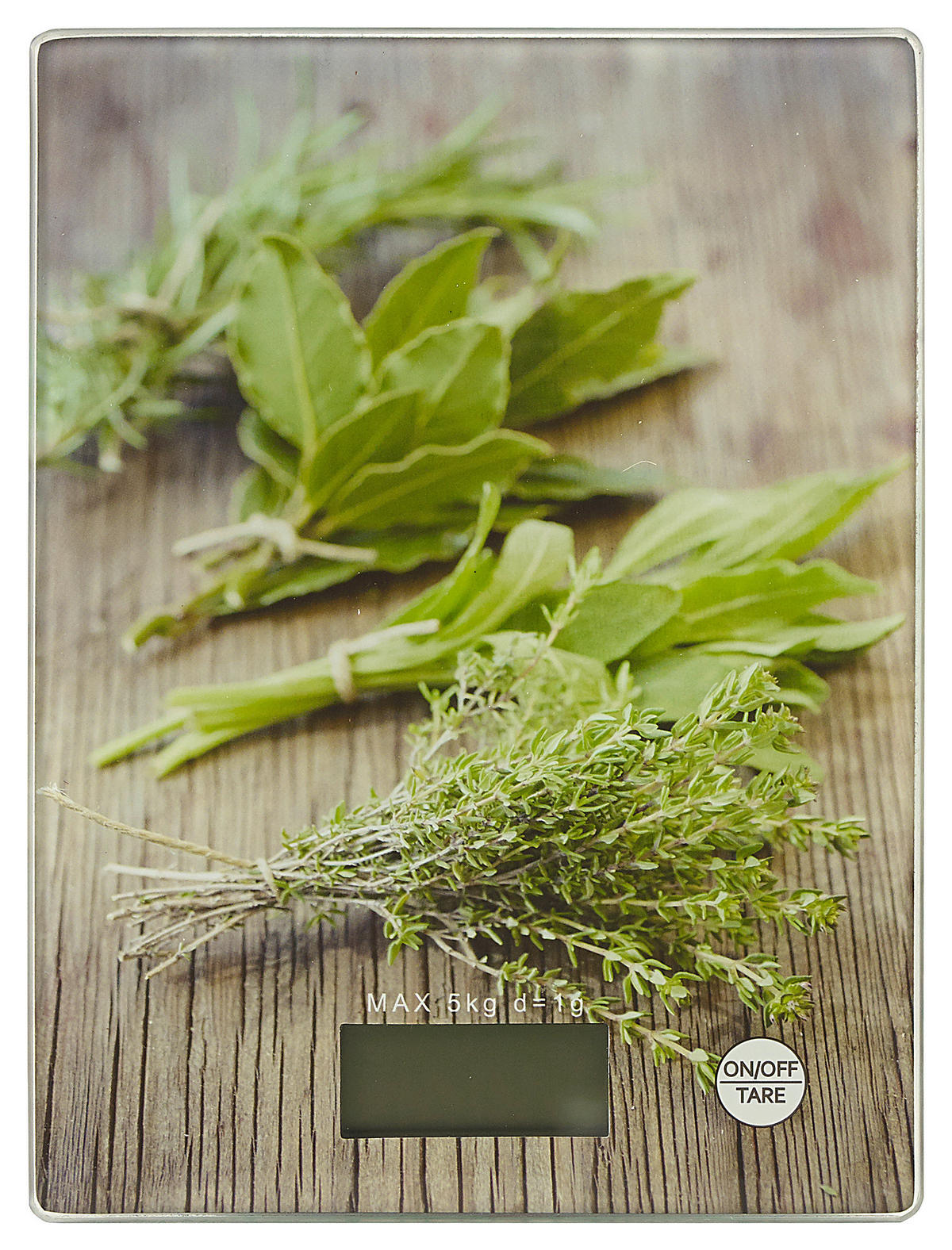 ELEKTRISCHE KÜCHENWAAGE  - Beige/Grün, Basics, Glas/Kunststoff (15/1,8/20cm) - Homeware Profession.