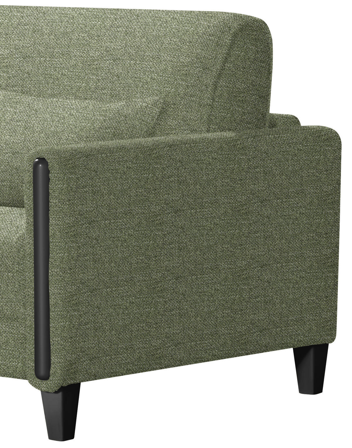SCHLAFSOFA in Holz, Textil Grün, Schwarz  - Schwarz/Grün, Design, Holz/Textil (174/88/104cm) - Niels Andersson