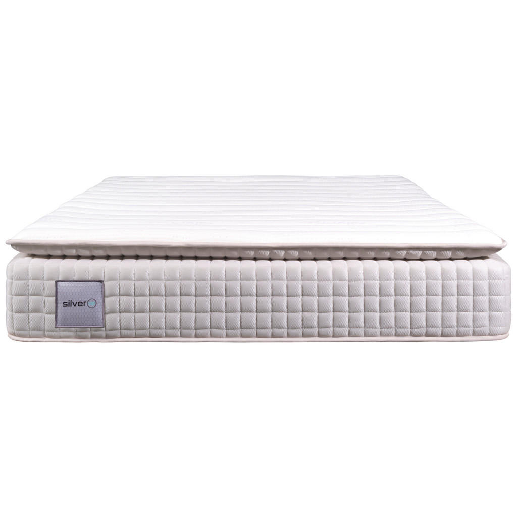 Thumbnail - Livetastic Taschenfederkernmatratze Silver-Up Pillow Top, Weiß, Textil, H4, 180x200 cm, Oeko-Tex® Standard 100, Ober- un...