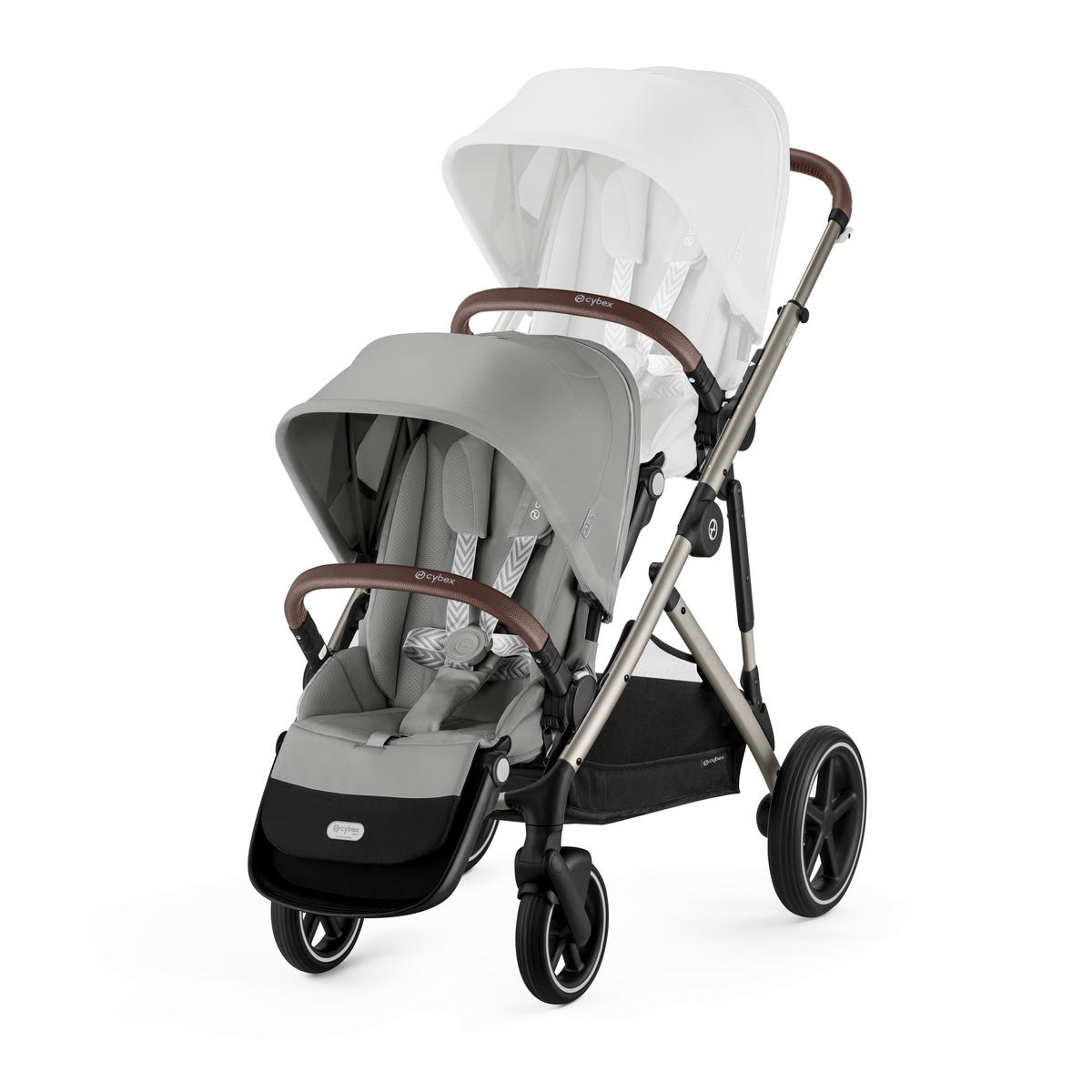 KINDERWAGEN Gazelle S  - Silberfarben/Grau, Basics, Kunststoff/Textil (106/65/110cm) - Cybex