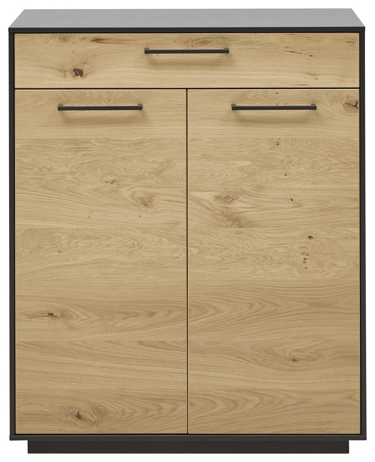 SCHUHSCHRANK  in 86/103/37 cm  - Eichefarben/Anthrazit, Design, Holz/Holzwerkstoff (86/103/37cm) - Dieter Knoll