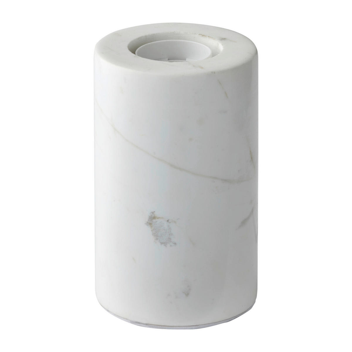 TISCHLEUCHTE 8/13 cm   - Weiß, Basics, Stein (8/13cm) - Osram
